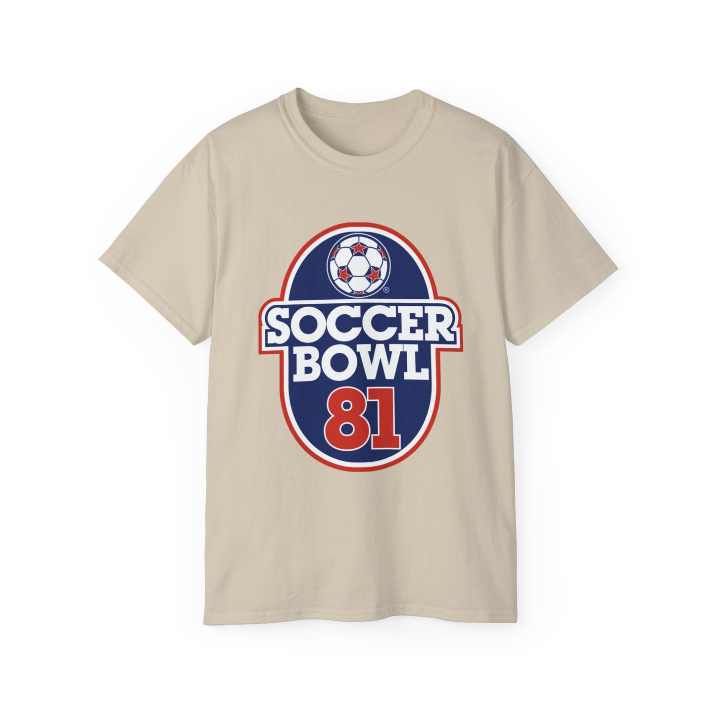 North American Soccer League Soccer Bowl 81 Unisex Ultra Cotton Tee - Old School Male 