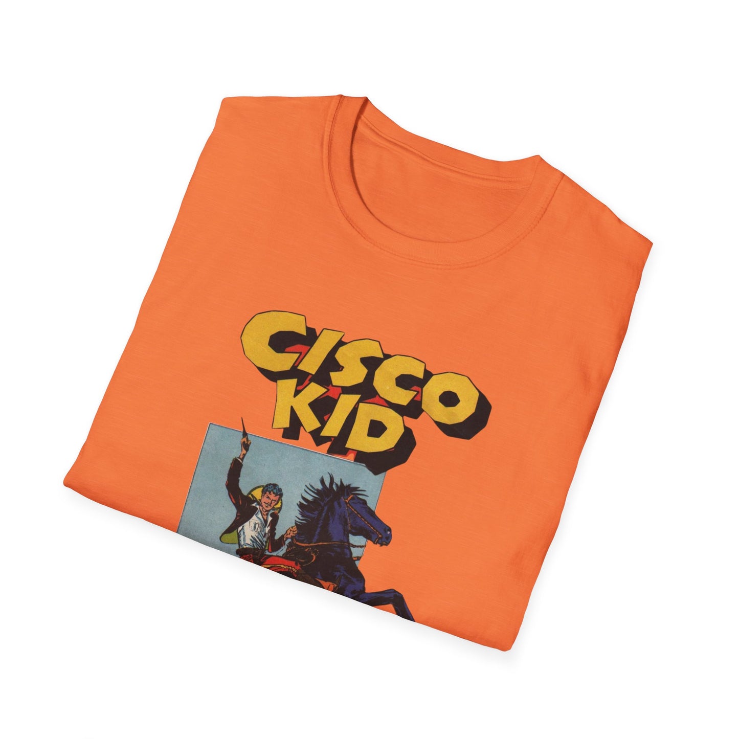 Retro Cisco Kid Comic Book T-Shirt - 100% Cotton, Classic Fit, Perfect for Comic Fans!