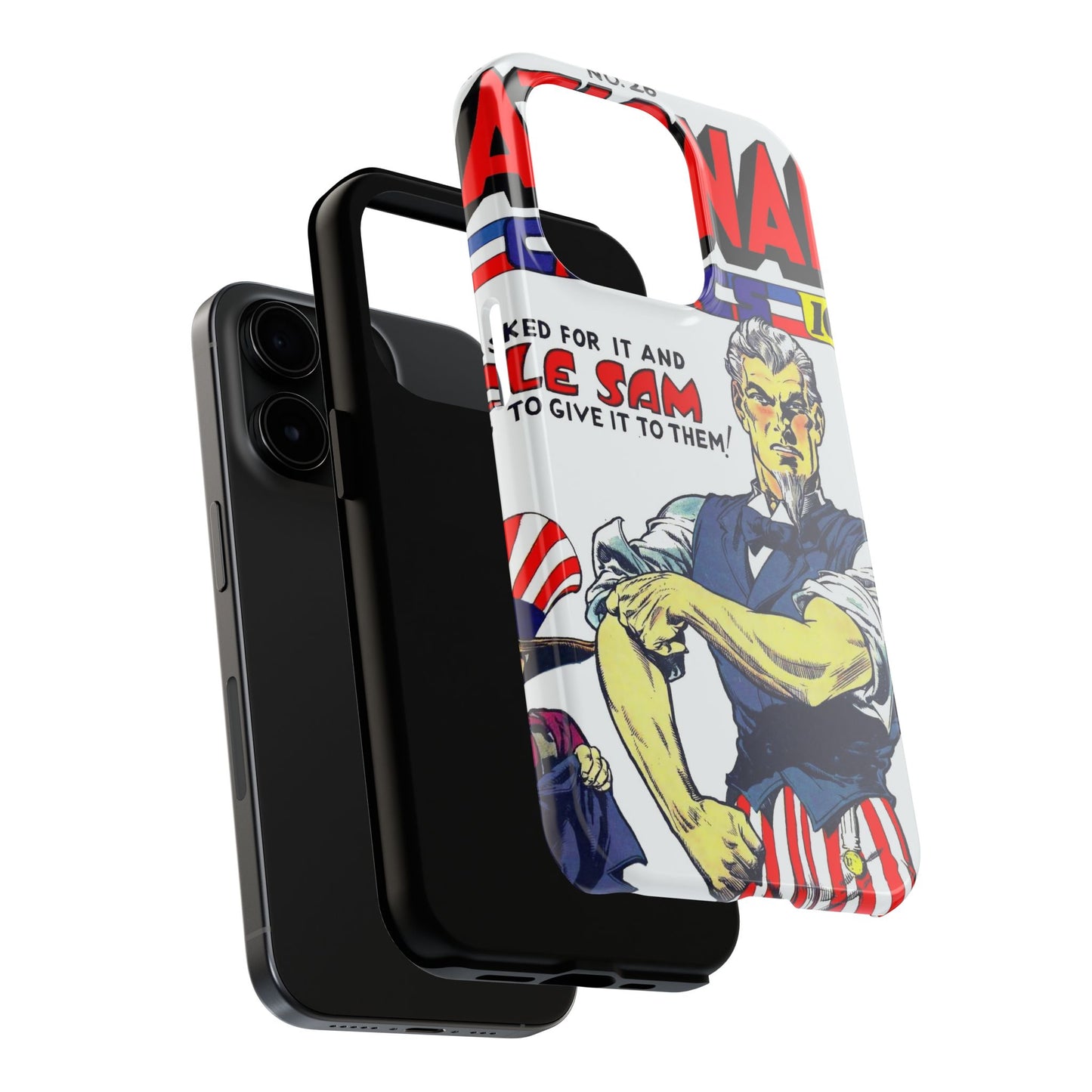 Vintage Comic Art Durable Phone Cases