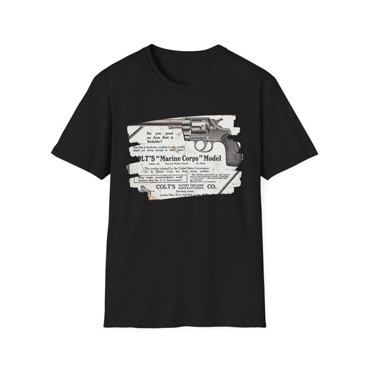 Retro Colt Marine Corps Graphic Unisex Soft Cotton Tee