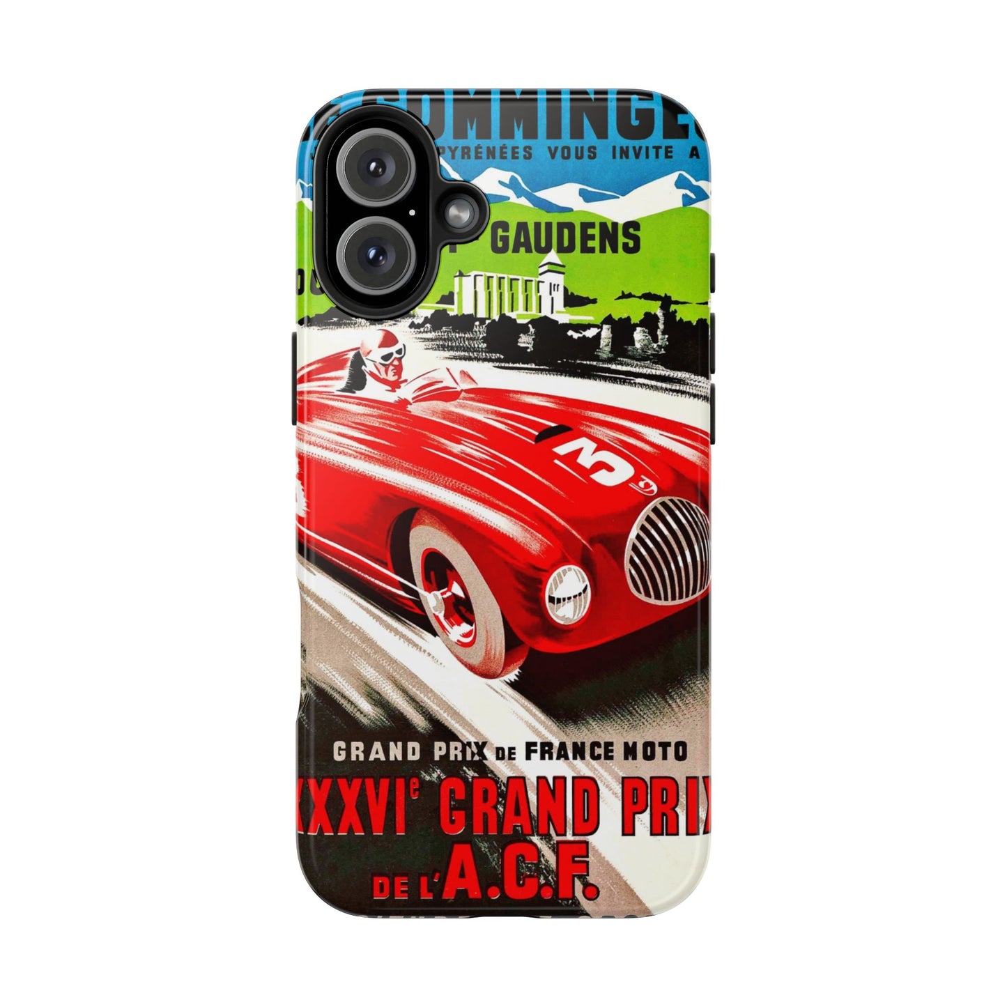 Vintage Racing Tough Phone Cases - Old School Male 