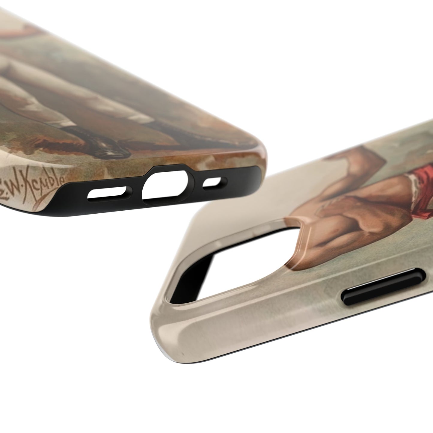 Retro Boxer Graphic Heavy-Duty Phone Cases