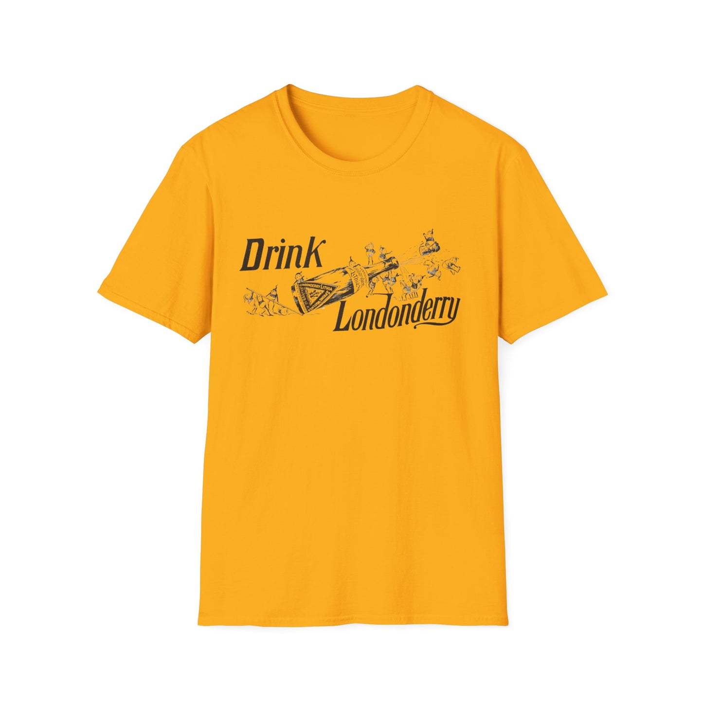 Vintage Londonberry Drink T-Shirt - Retro Unisex Tee in Soft, Ethically-Sourced Cotton