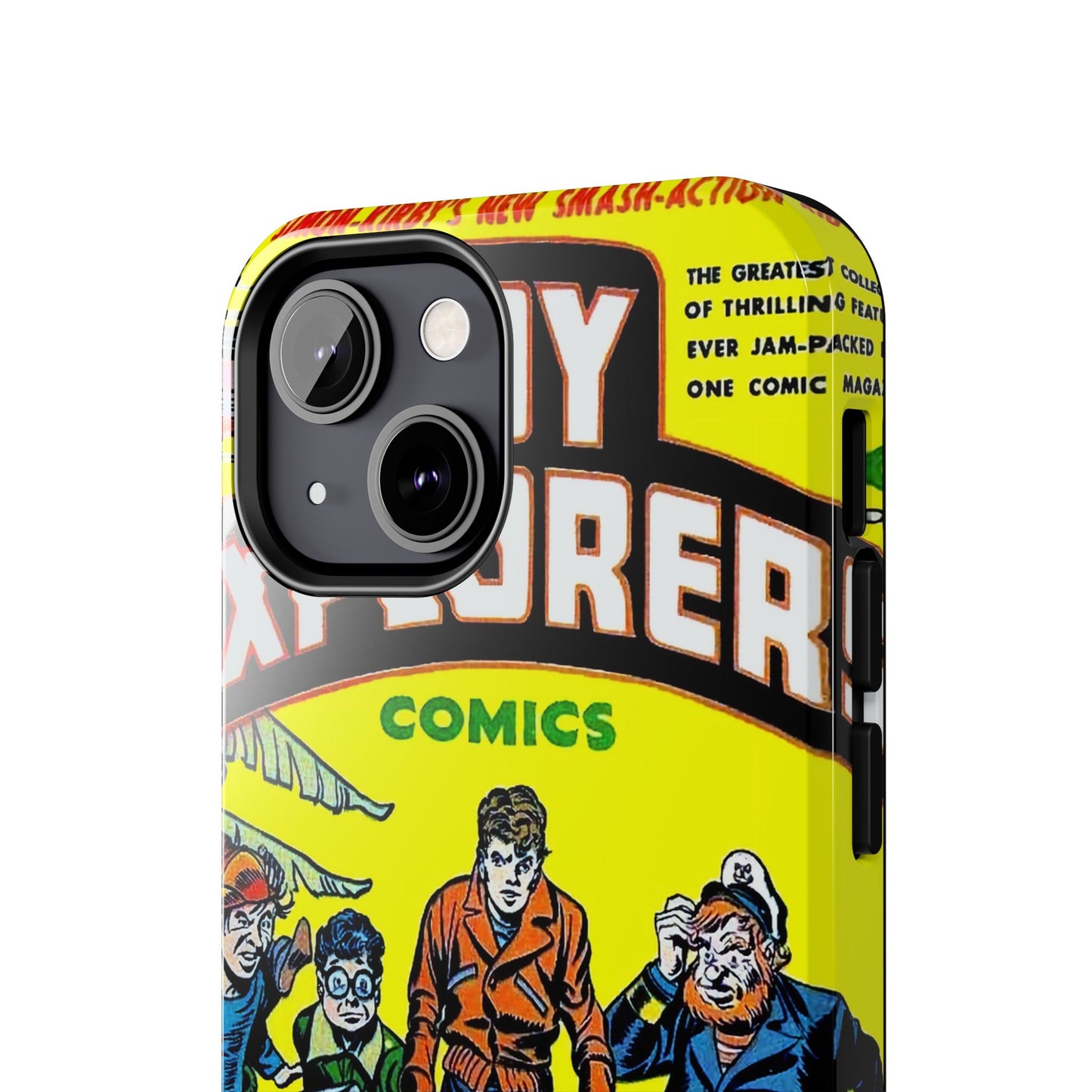 Vintage Comic Book Cover Rugged Phone Cases - Old School Male 