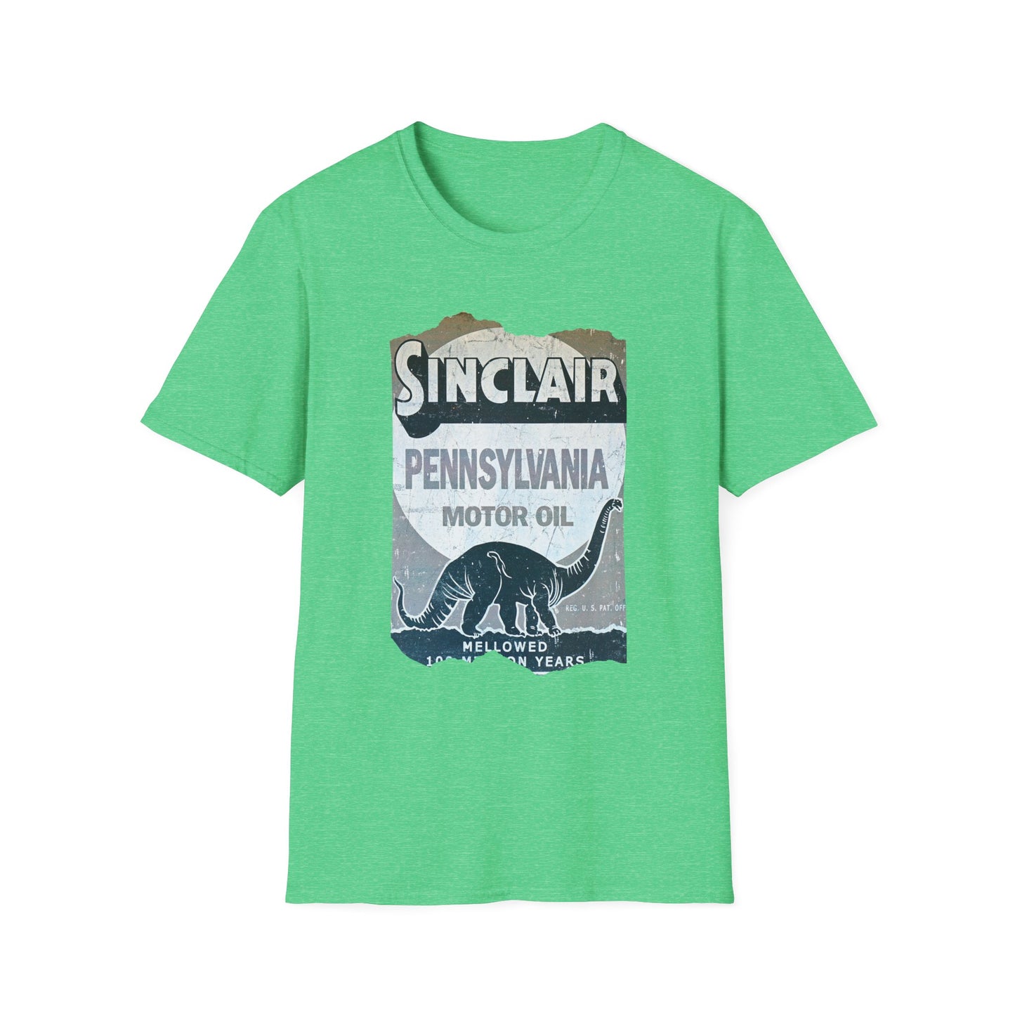 Retro Sinclair Oil Unisex Soft Cotton Tee - Old School Male 