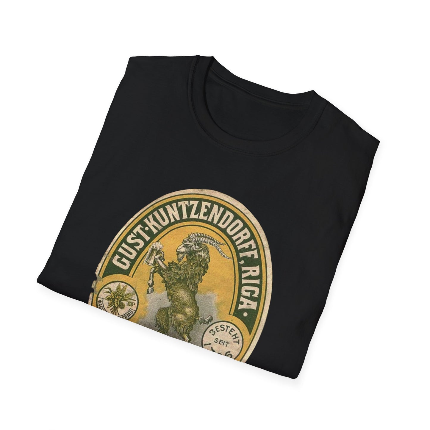 Sip in Style With This Vintage Bock Beer Unisex Softstyle Tee - Pure Cotton Comfort!