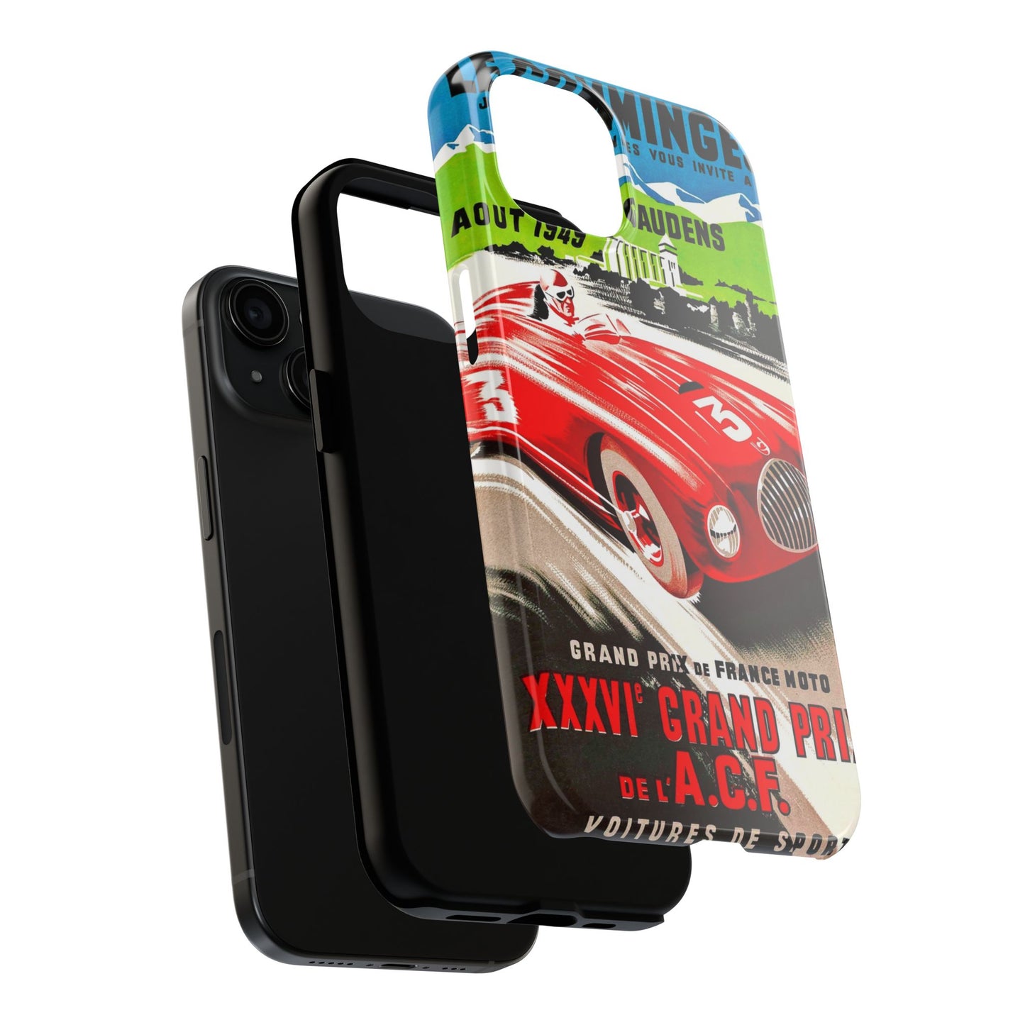 Vintage Racing Tough Phone Cases