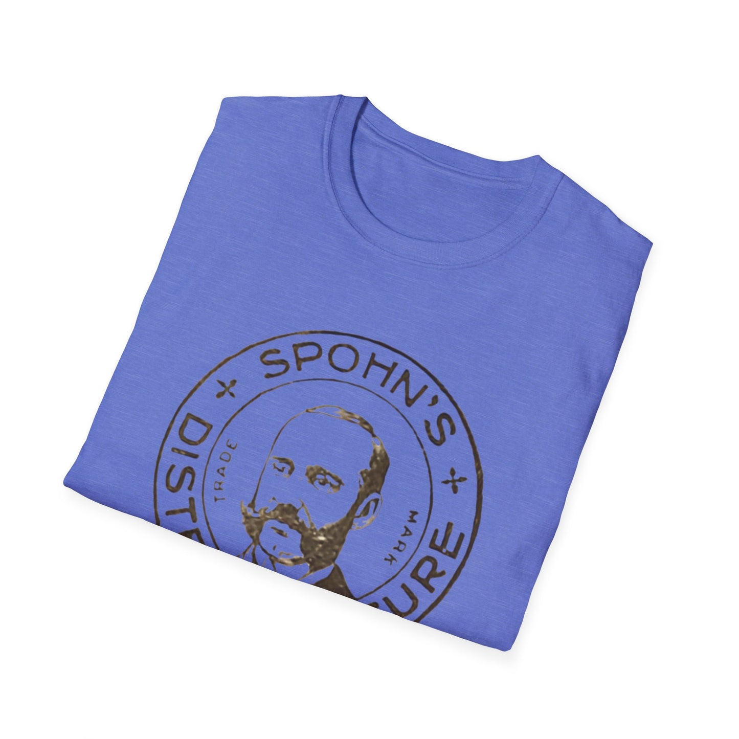 Retro Spohn's Distemper Cure Logo Unisex Soft Cotton Tee