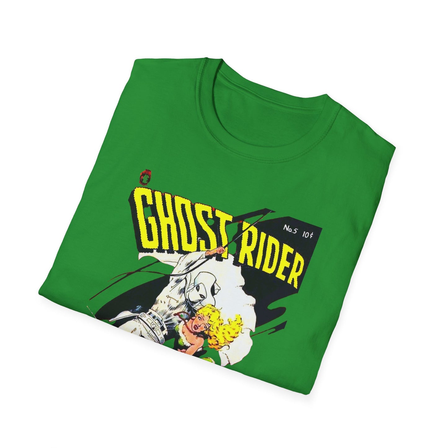 Vintage Retro Ghost Rider Comic Book T-Shirt - Classic Fit, Ethically Sourced Cotton