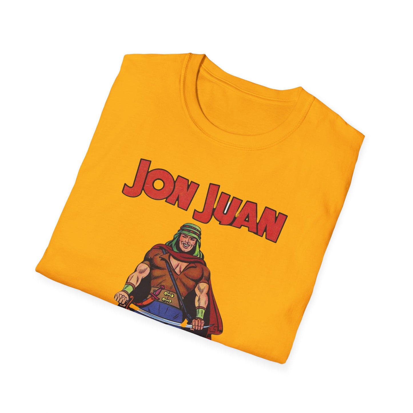 Vintage Jon Juan Comic Character T-Shirt - Soft Unisex Tee for Retro Style Enthusiasts