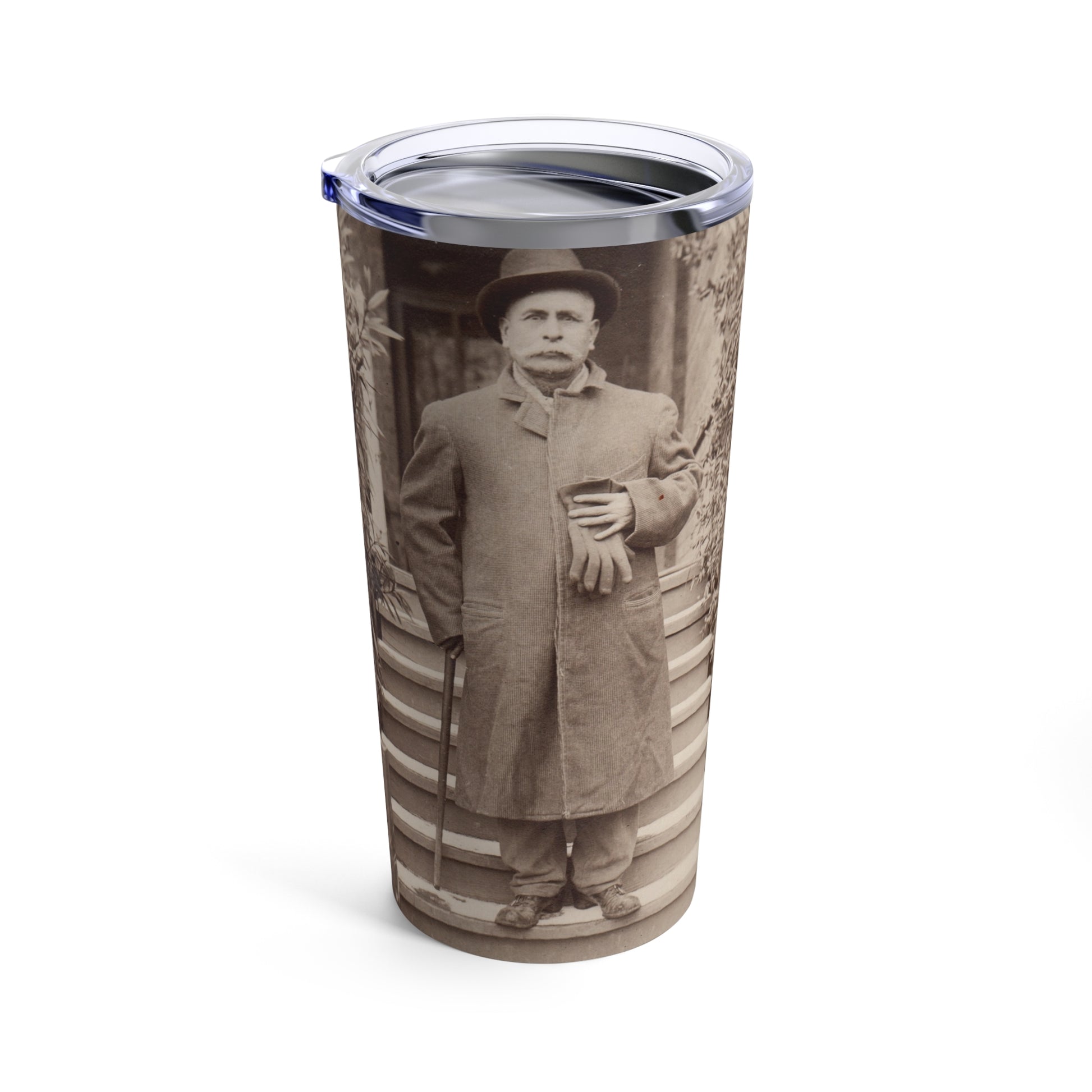 Vintage Millionaire Gentleman 20oz Insulated Tumbler - Old School Male 