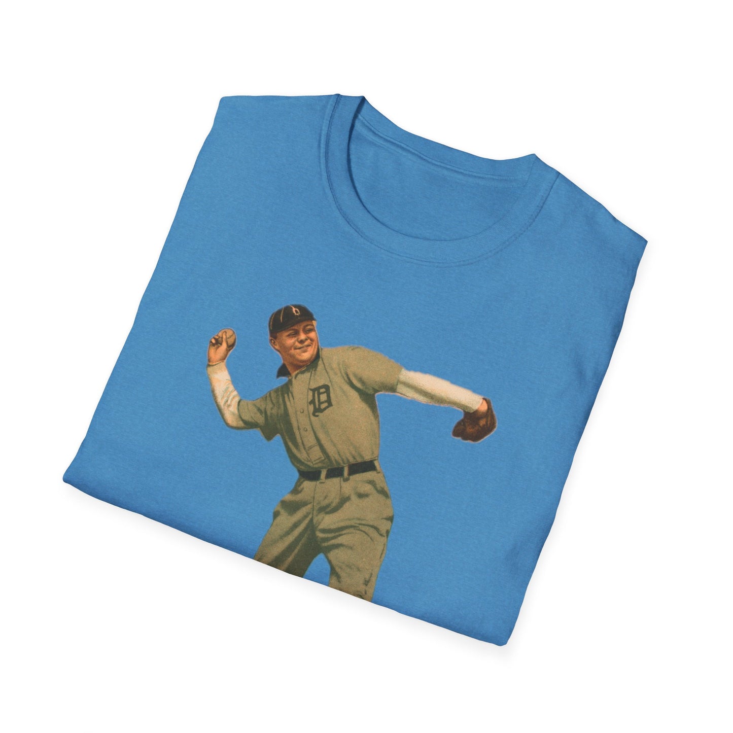 Retro Baseball Star Unisex Softstyle Tee