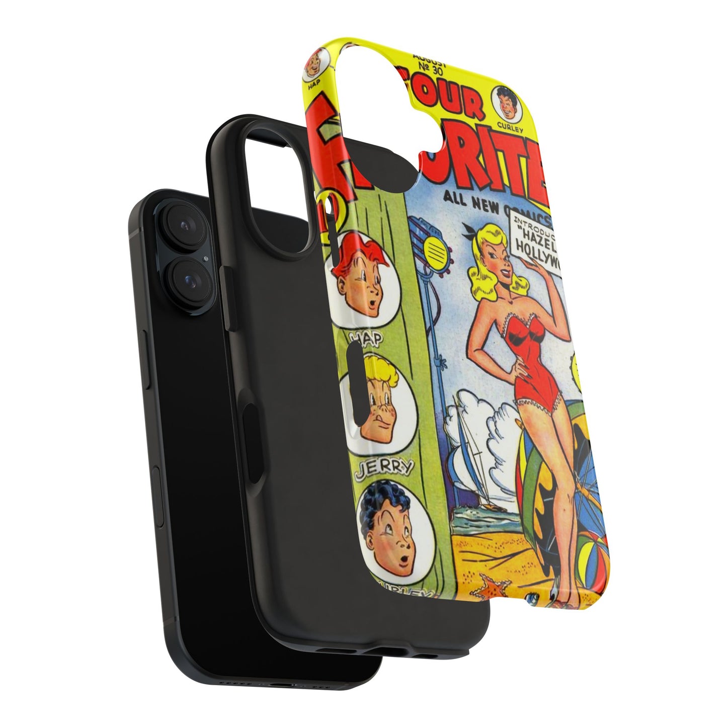 Vintage Comic Book Phone Case - Retro Art Design