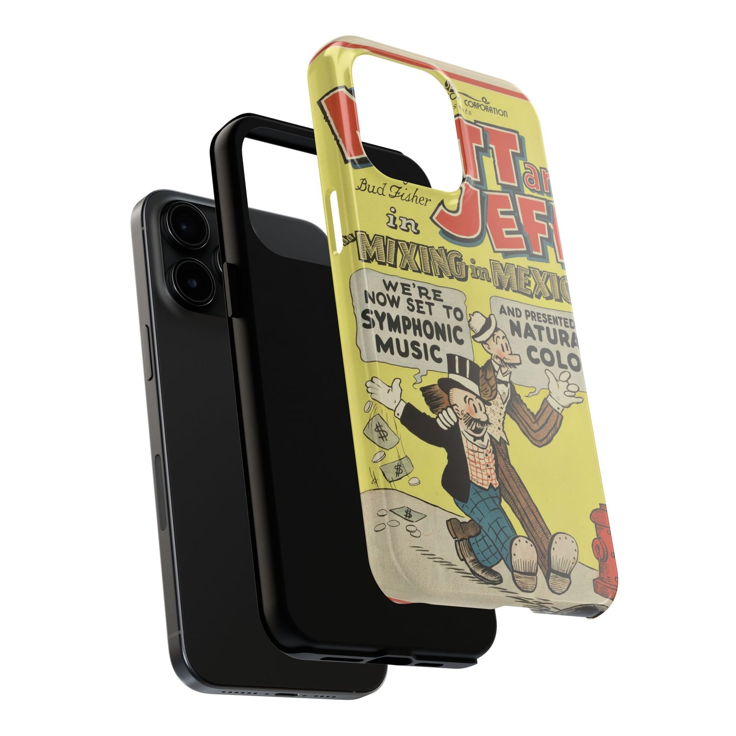 Durable Mutt and Jeff Phone Protection Cases