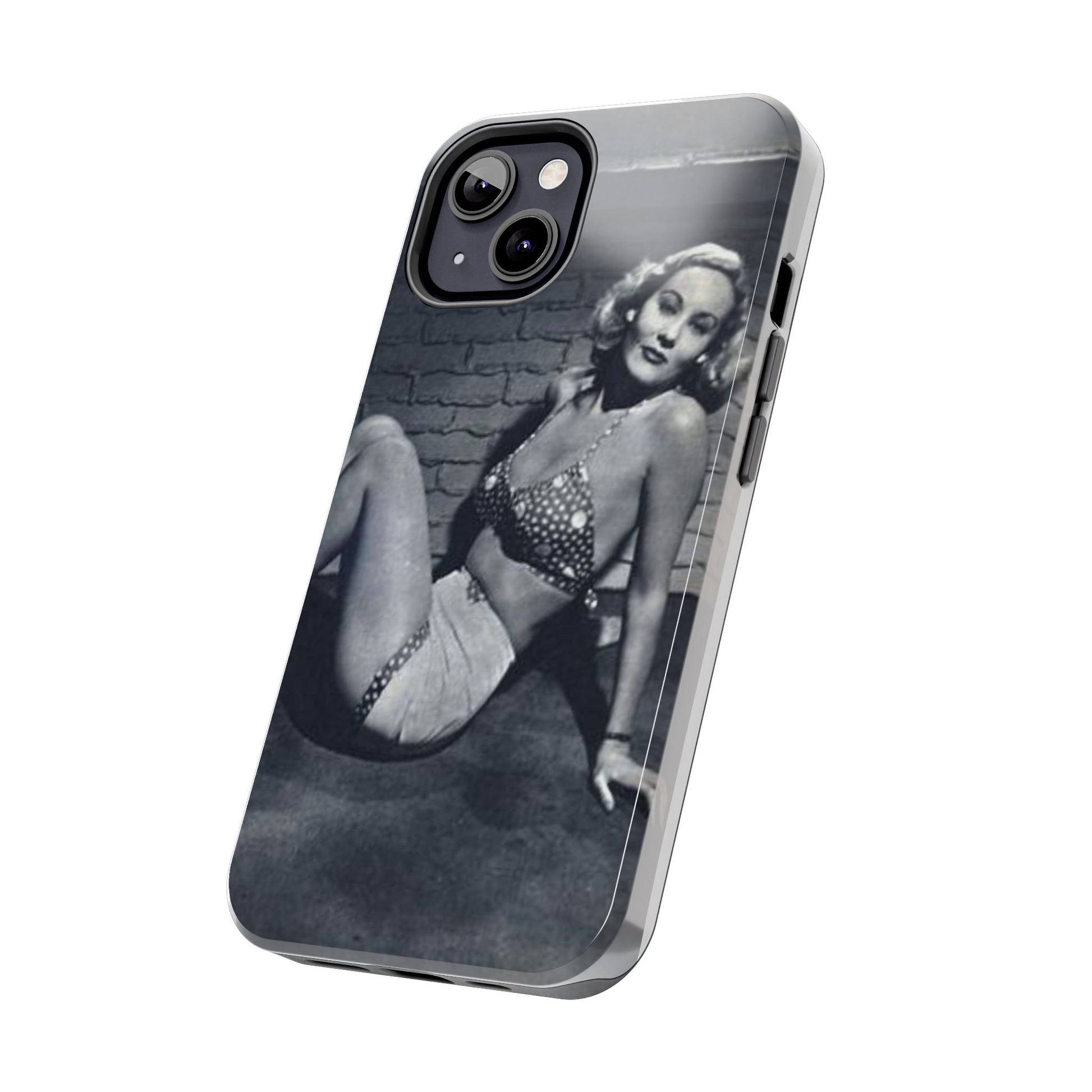 Retro Pinup Girl Tough Smartphone Cases - Old School Male 