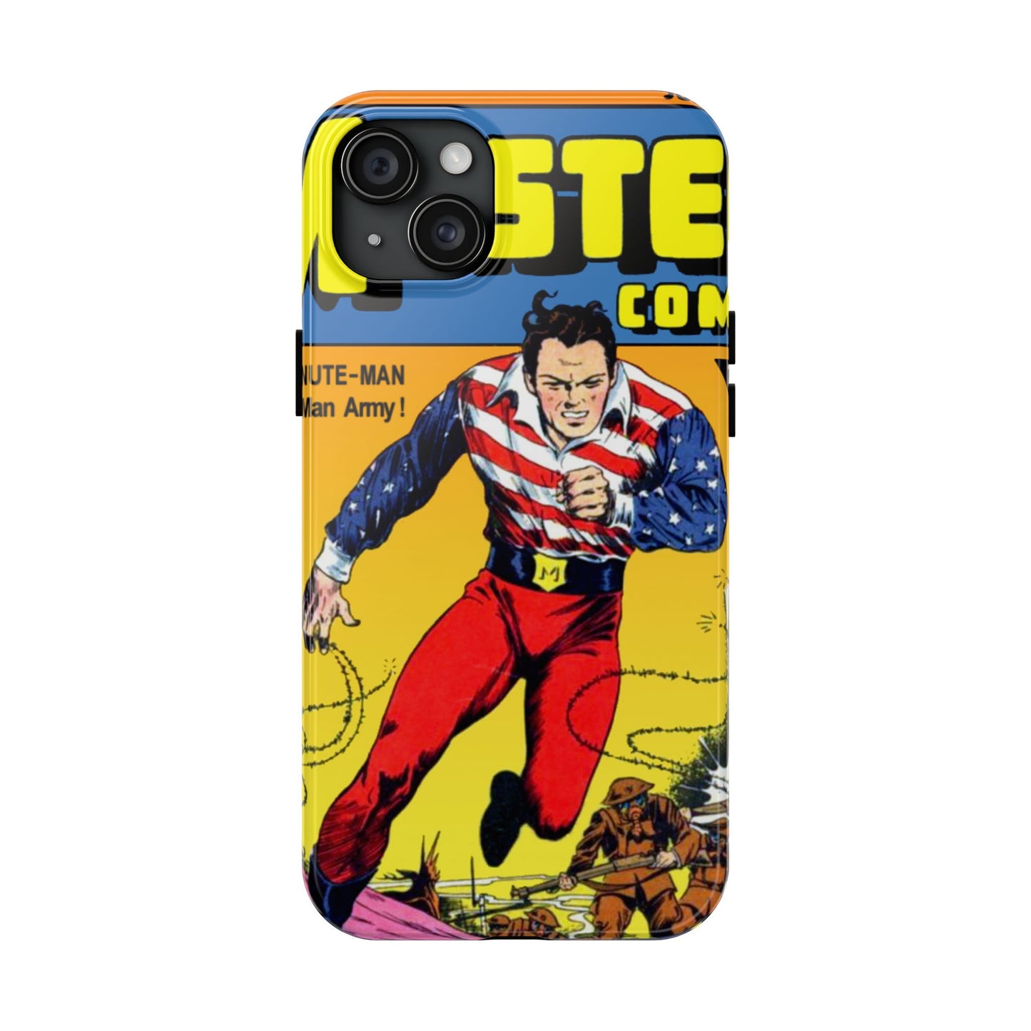 Vintage Comic Artwork Tough Phone Cases - Old School Male 