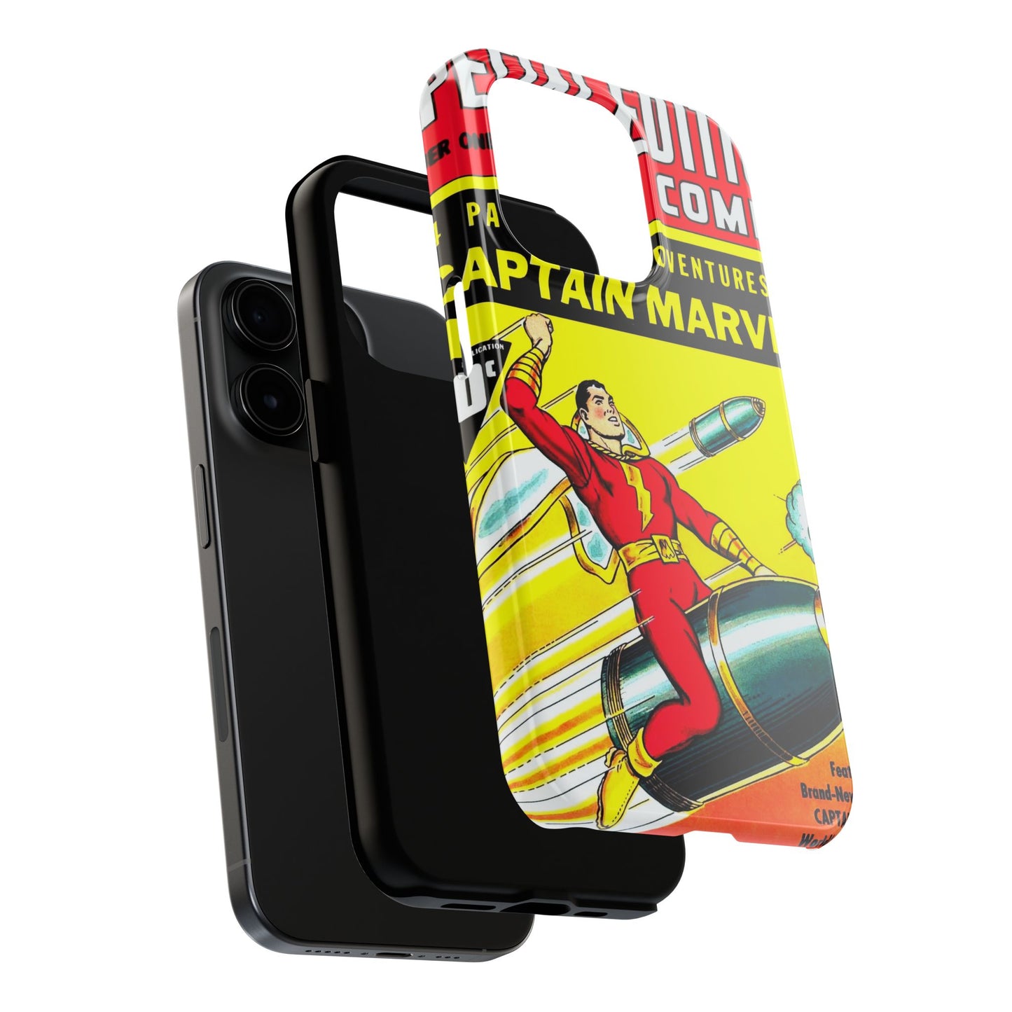 Vintage Captain Marvel Comic Tough Phone Cases