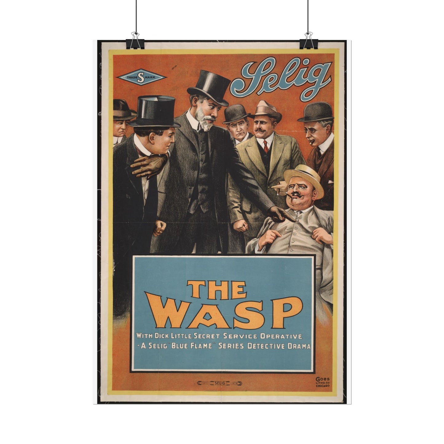 The Wasp Vintage Movie Poster - Old School Male 