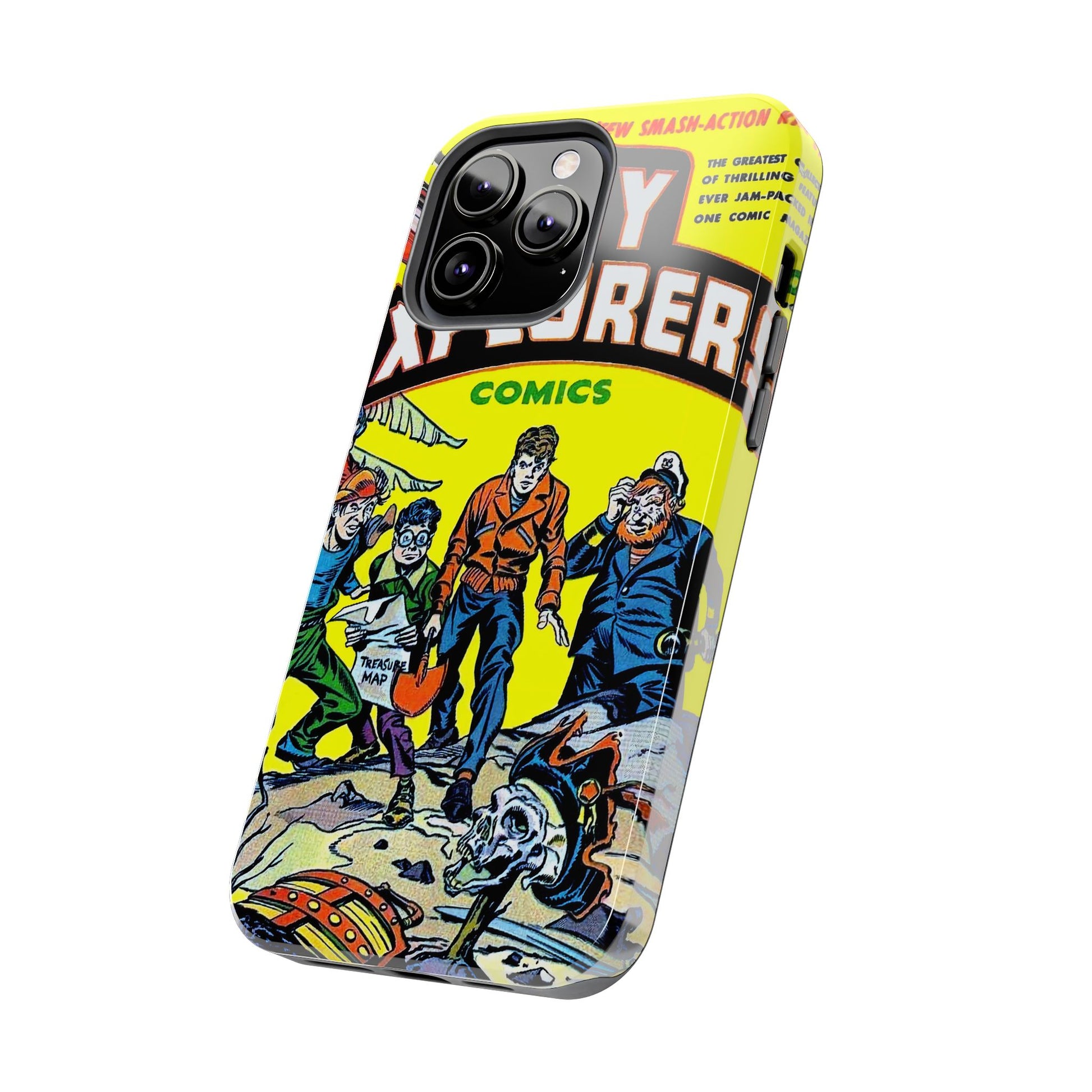 Vintage Comic Book Cover Rugged Phone Cases - Old School Male 