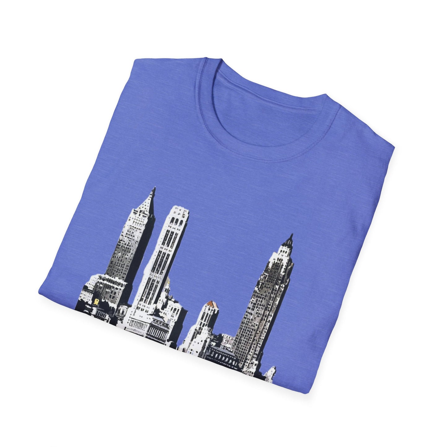 Retro New York City Skyline Softstyle Tee