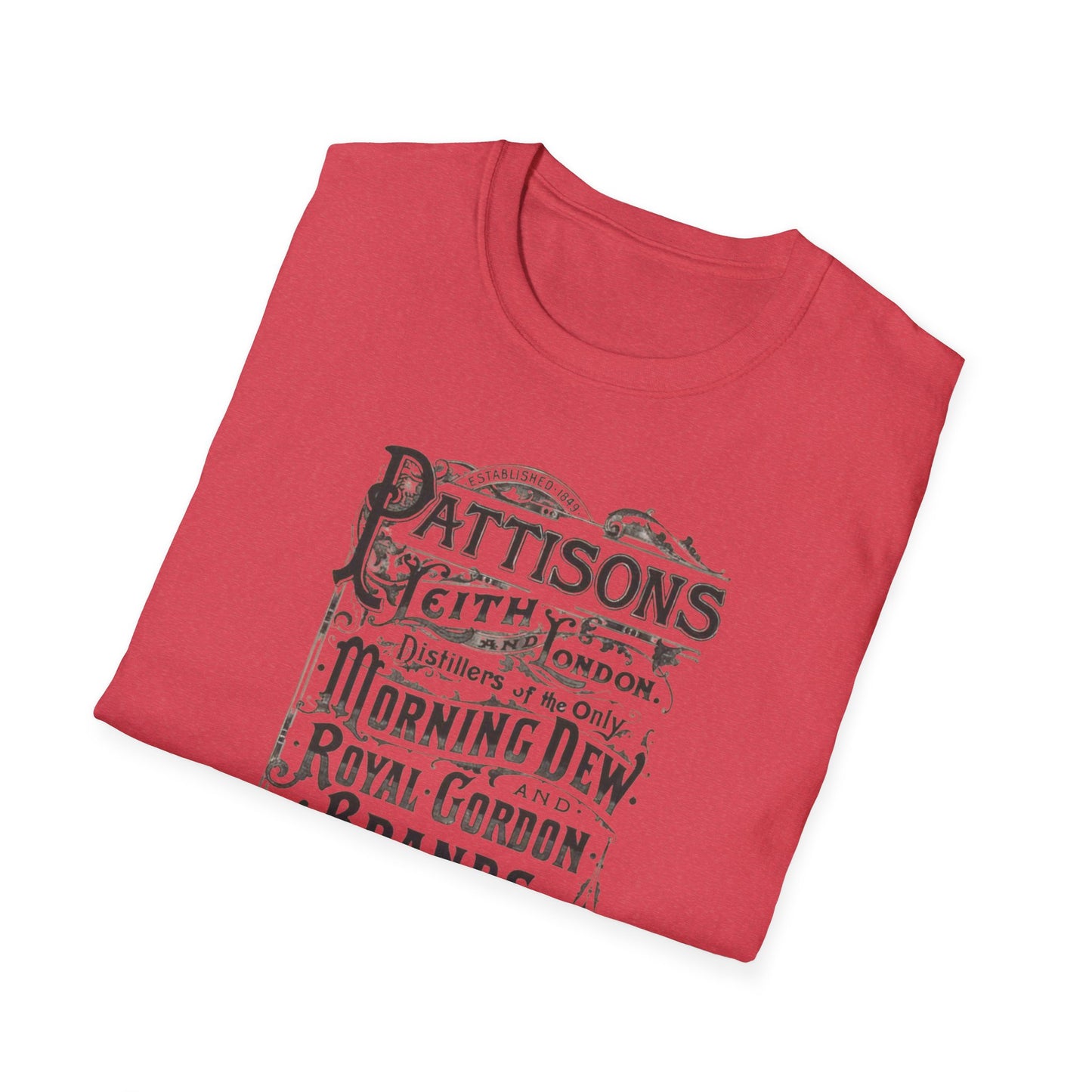 Pattison's Whiskey Graphic T-Shirt - Unisex Vintage Style Tee for Whiskey Lovers