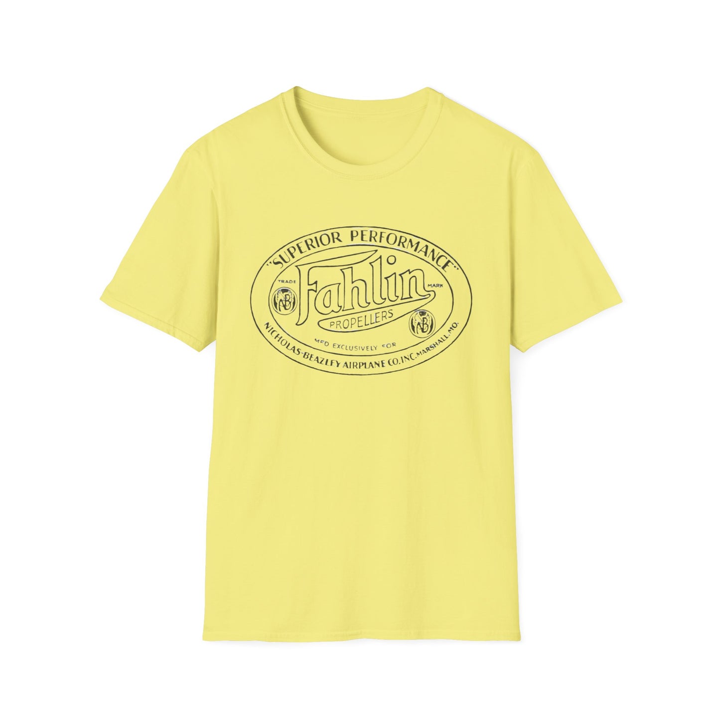 Cool Retro Fahlin Propellor T-Shirt: 100% Cotton, Vintage Vibes, Perfect For Your Weekend Adventures!