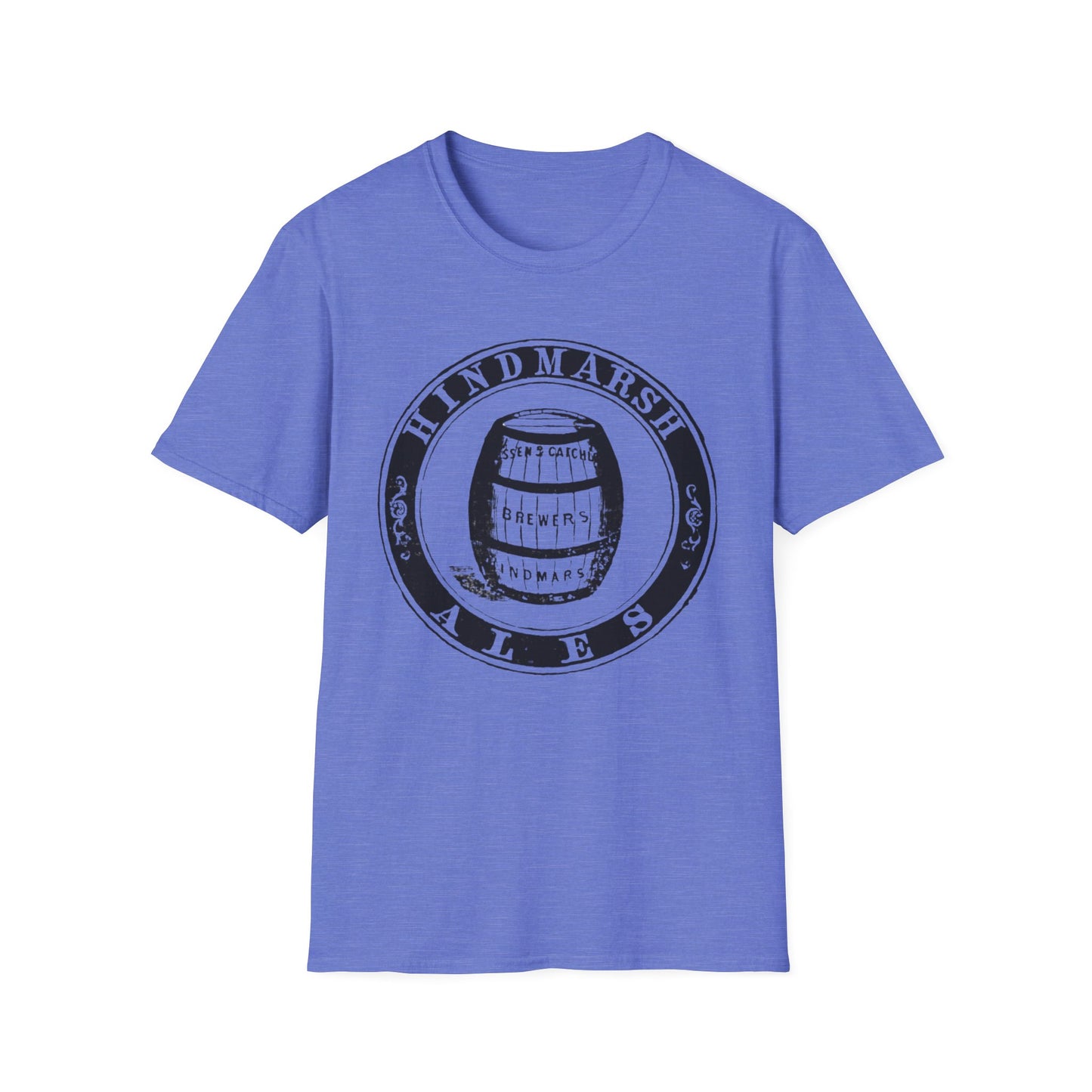 Vintage Hindmarsh Ales Unisex T-Shirt - 100% Cotton Softstyle Tee for Beer Lovers