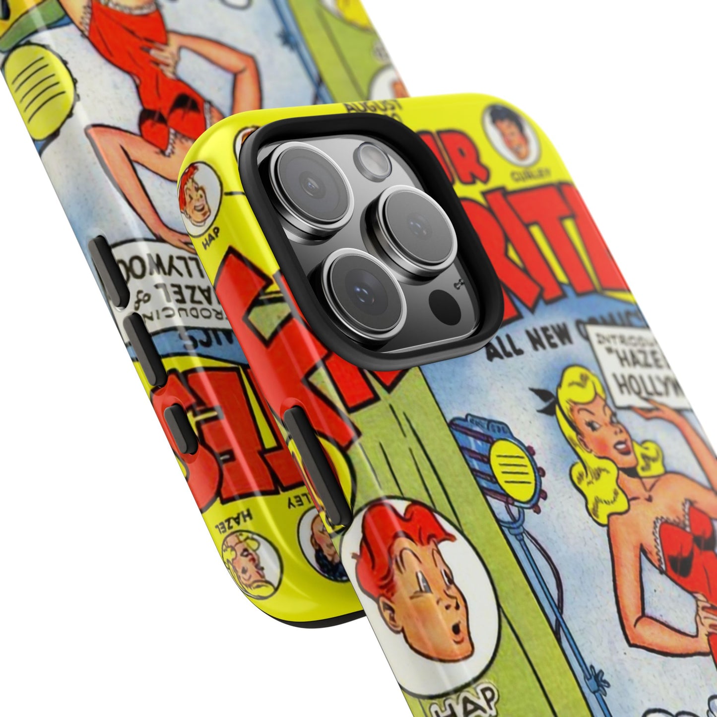 Vintage Comic Book Phone Case - Retro Art Design