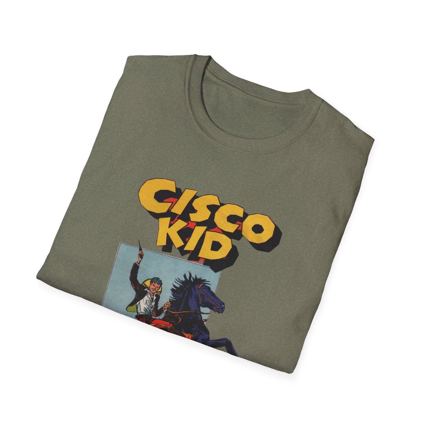 Retro Cisco Kid Comic Book T-Shirt - 100% Cotton, Classic Fit, Perfect for Comic Fans!