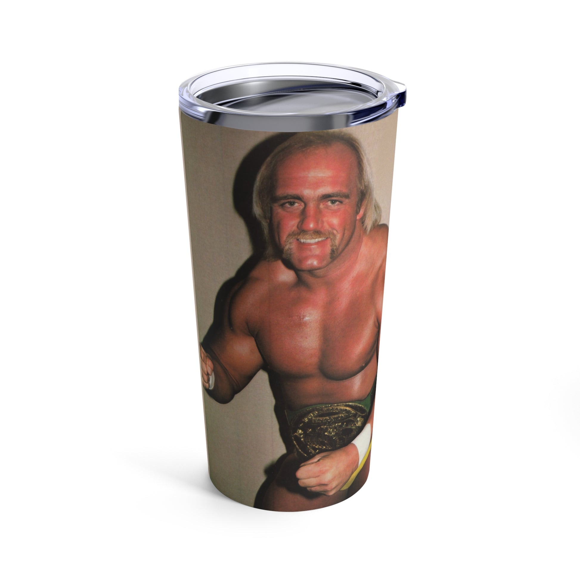 Hulk Hogan Insulated 20oz Stainless Steel Tumbler - Old School Male 