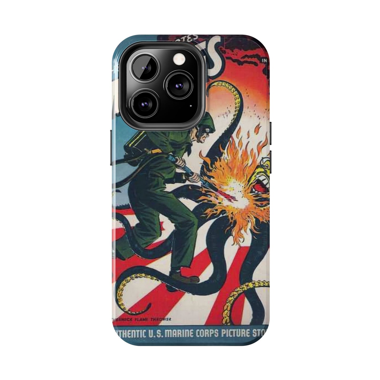 Vintage Marine-Themed Tough Phone Cases for Ultimate Protection - Old School Male 