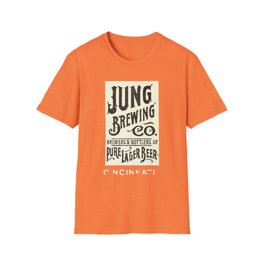 Vintage Jung Brewing Unisex T-Shirt – Retro Style Soft Cotton Tee for Beer Lovers