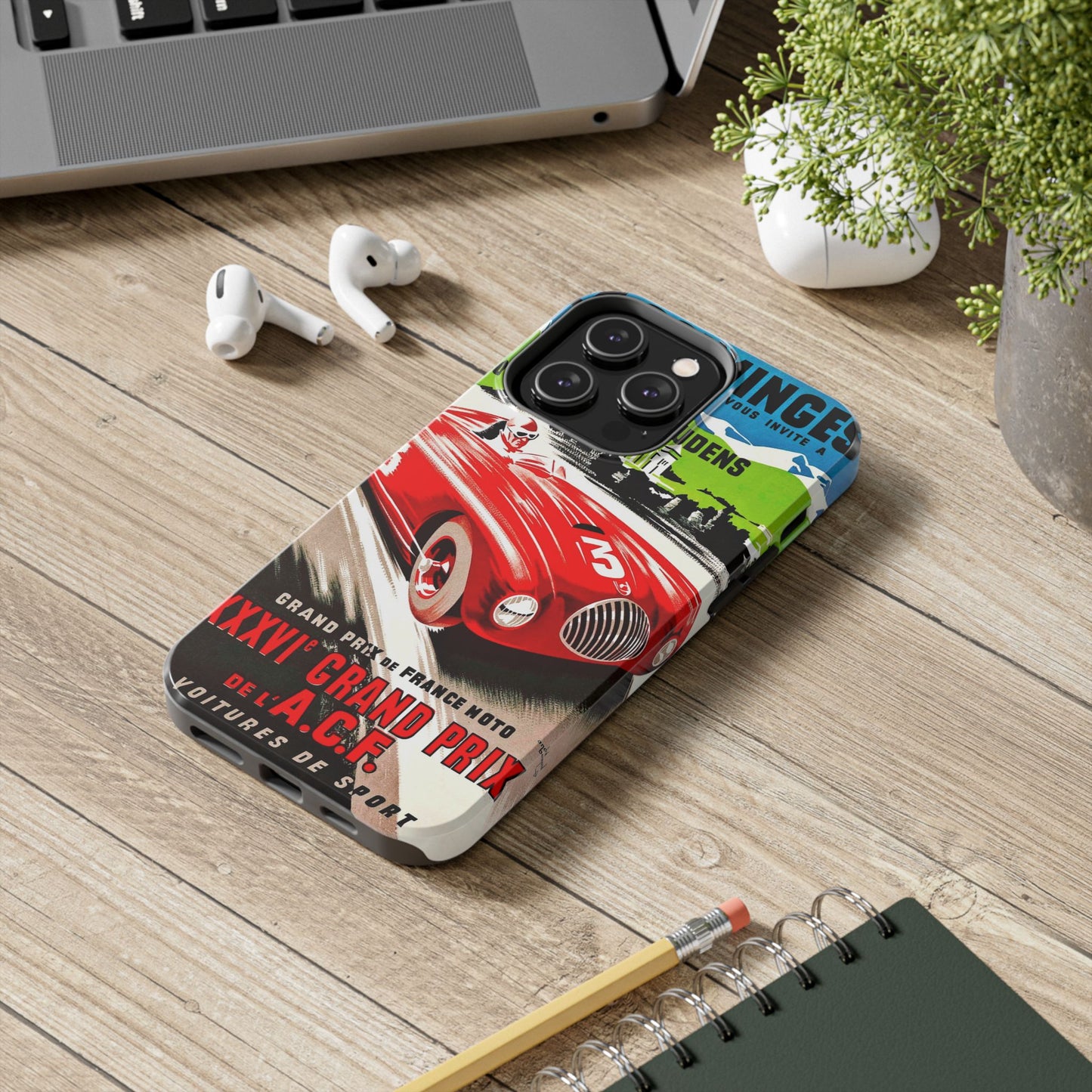 Vintage Racing Tough Phone Cases