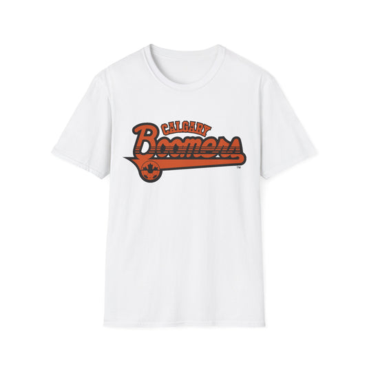 Calgary Boomers Unisex Softstyle T-Shirt - Old School Male 