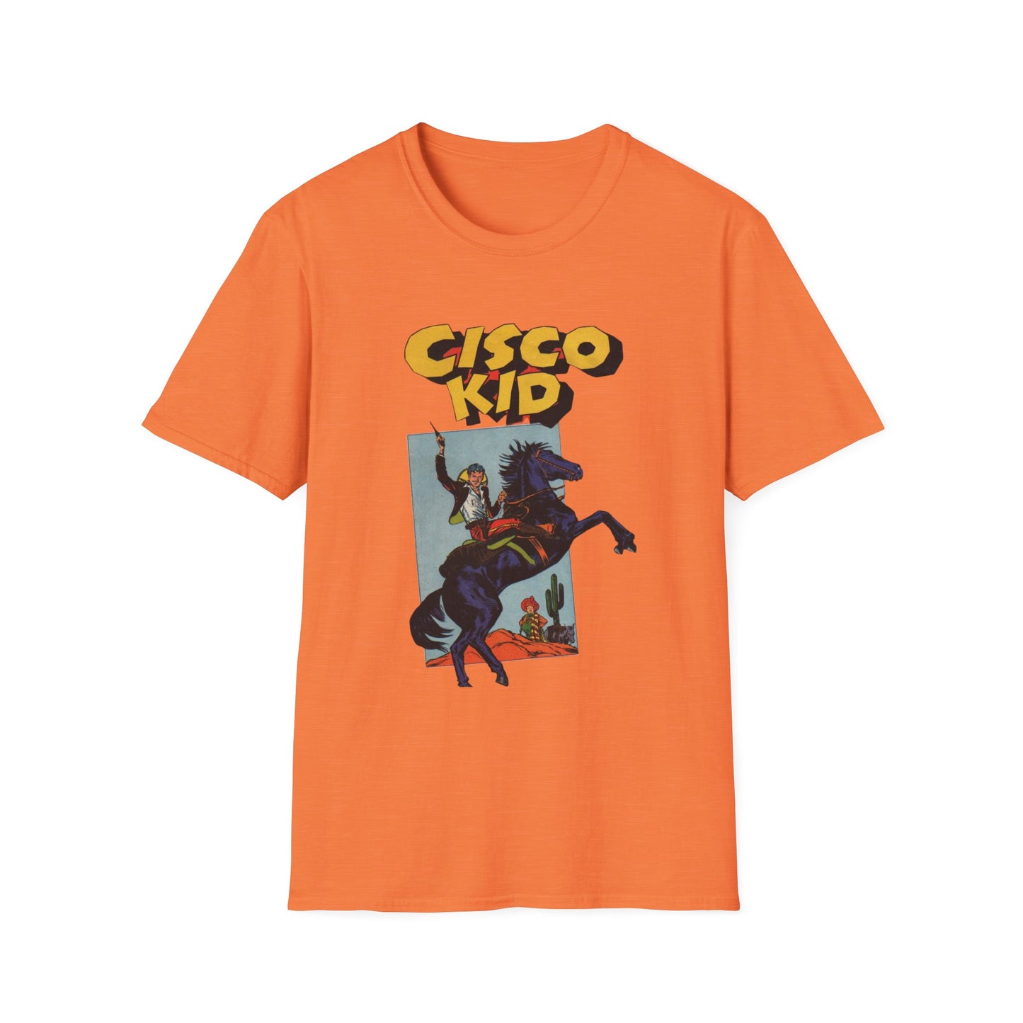 Retro Cisco Kid Comic Book T-Shirt - 100% Cotton, Classic Fit, Perfect for Comic Fans!