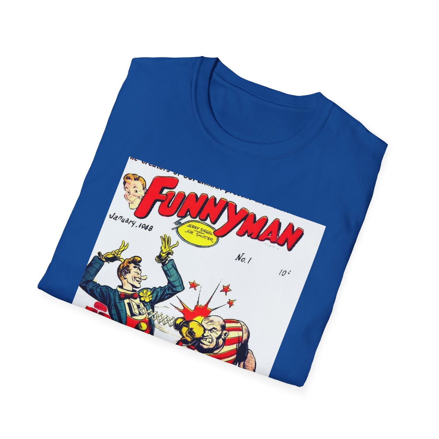 Vintage Comic Art Unisex Softstyle Tee