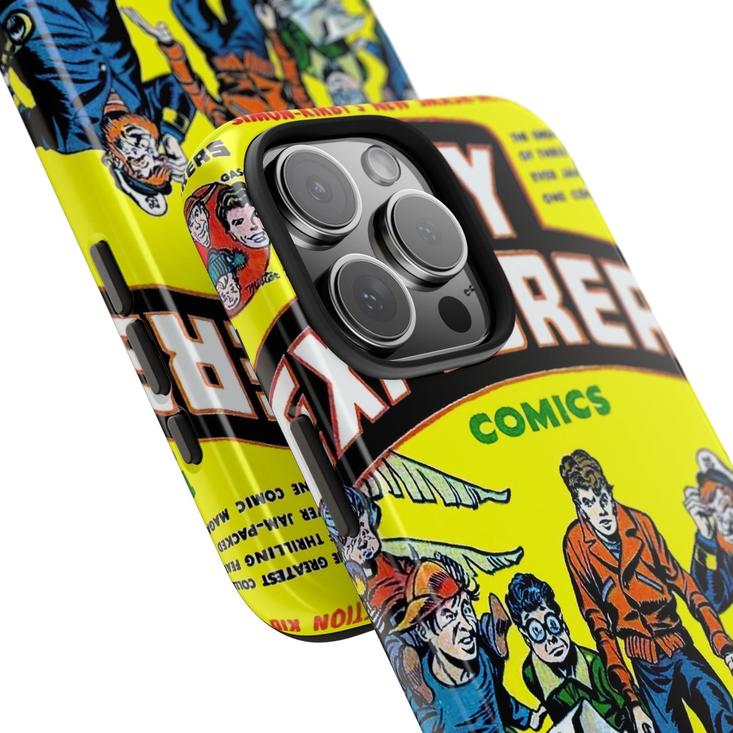 Vintage Comic Book Cover Rugged Phone Cases