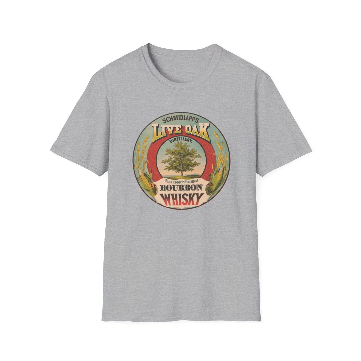 Vintage Live Oak Whiskey T-Shirt