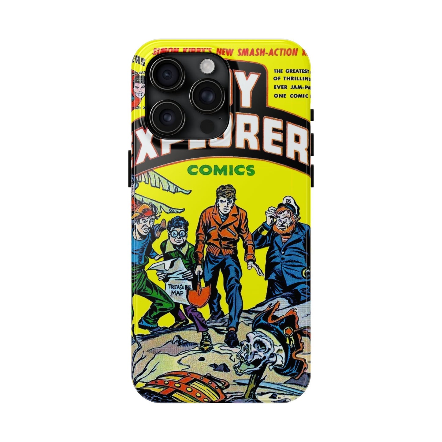 Vintage Comic Book Cover Rugged Phone Cases - Old School Male 