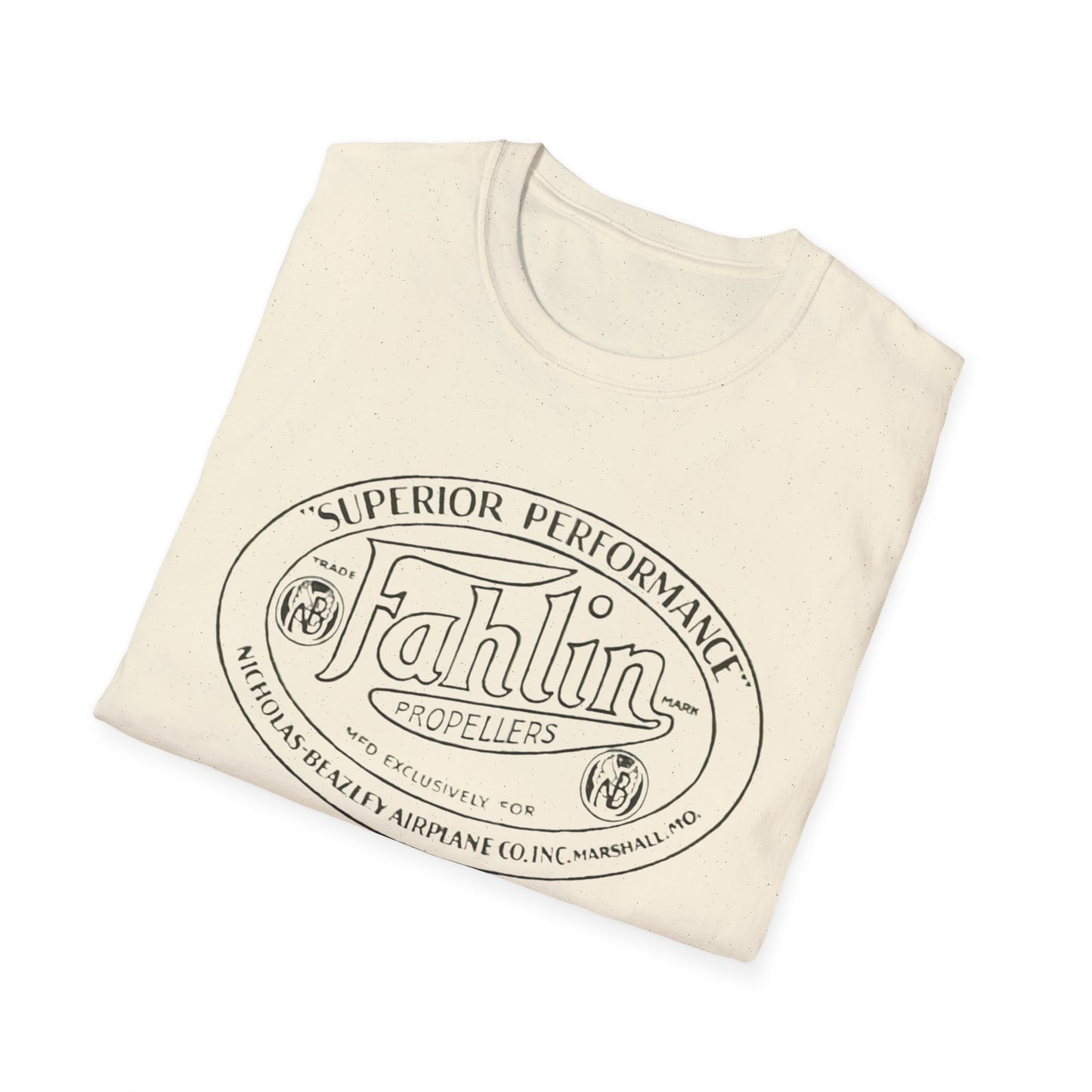 Cool Retro Fahlin Propellor T-Shirt: 100% Cotton, Vintage Vibes, Perfect For Your Weekend Adventures!