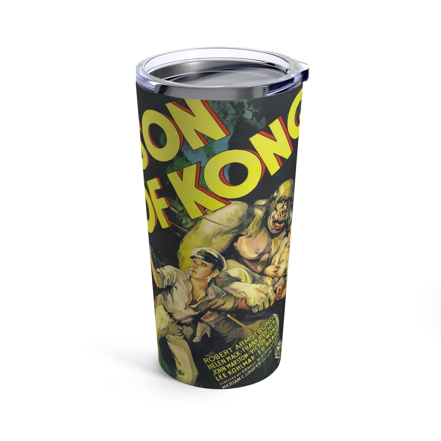 Retro Vampires and Regal Offspring Film Art Tumbler 20oz - Old School Male 