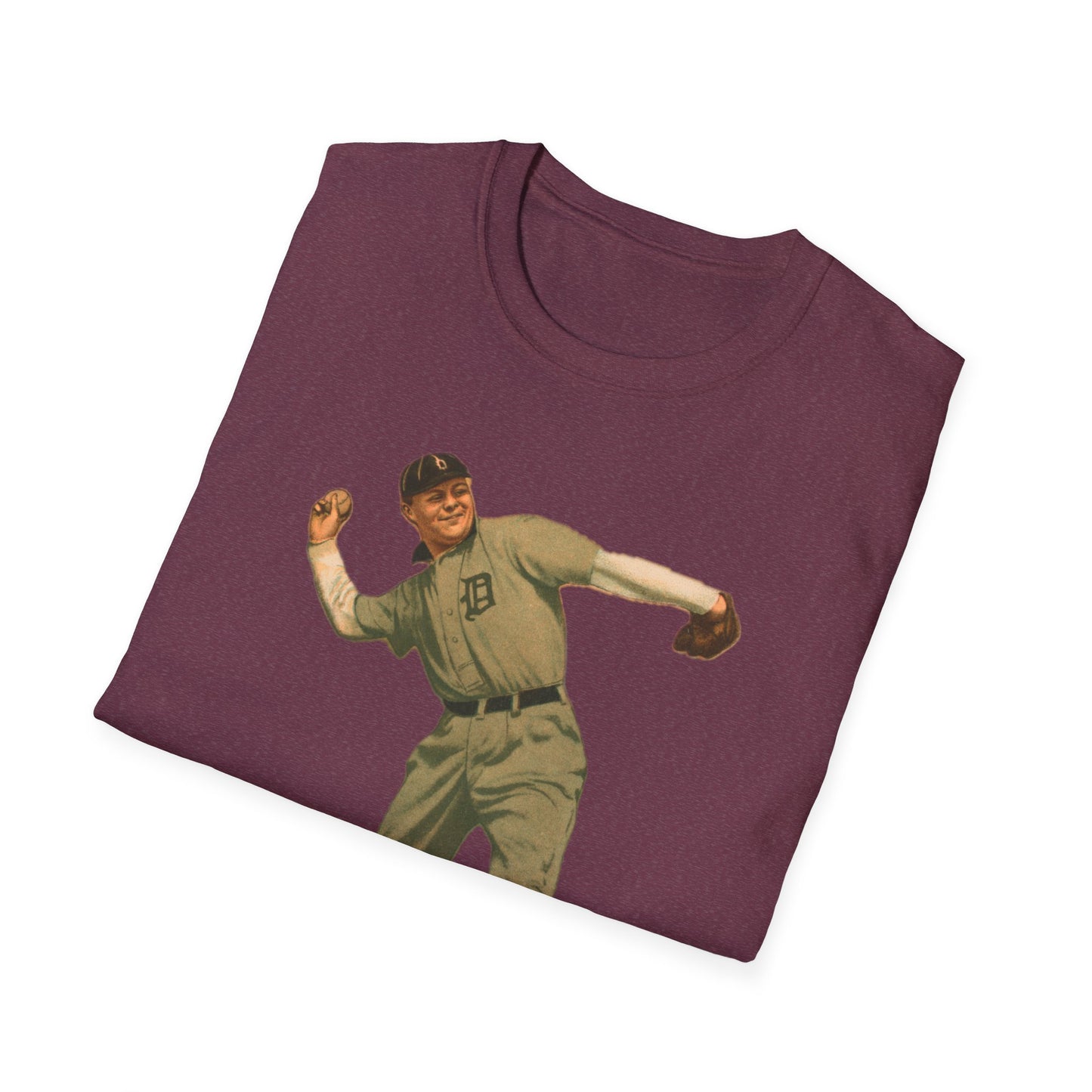 Retro Baseball Star Unisex Softstyle Tee