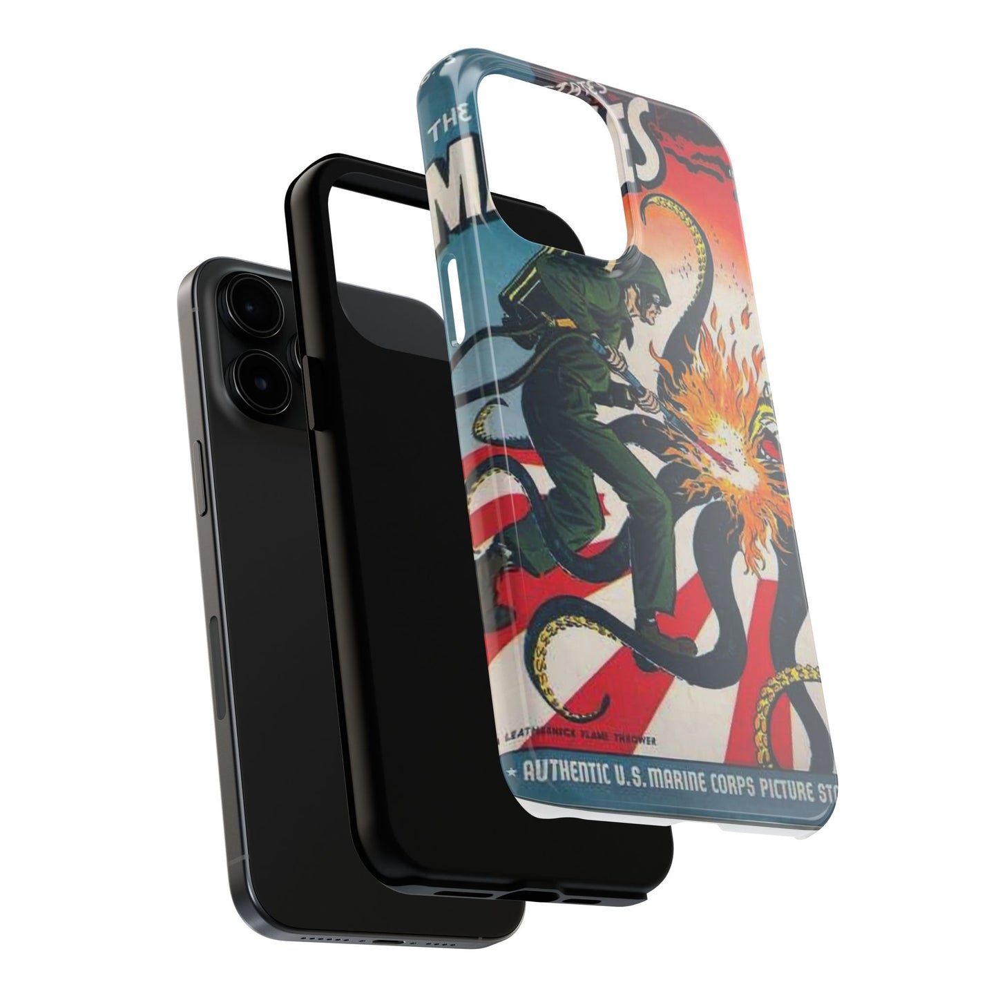 Vintage Marine-Themed Tough Phone Cases for Ultimate Protection