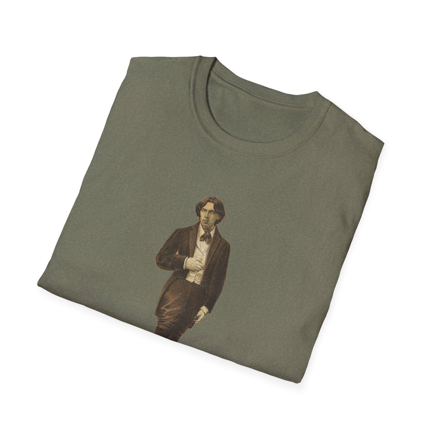 Classic Literary Icon T-Shirt - Old School Male 