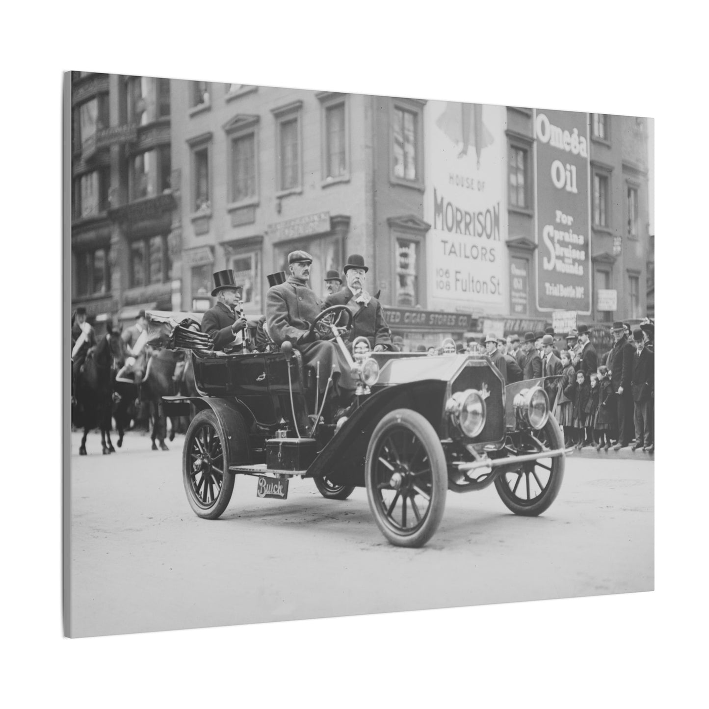 Vintage President Taft Arrival in NYC Canvas Print - Old School Male 