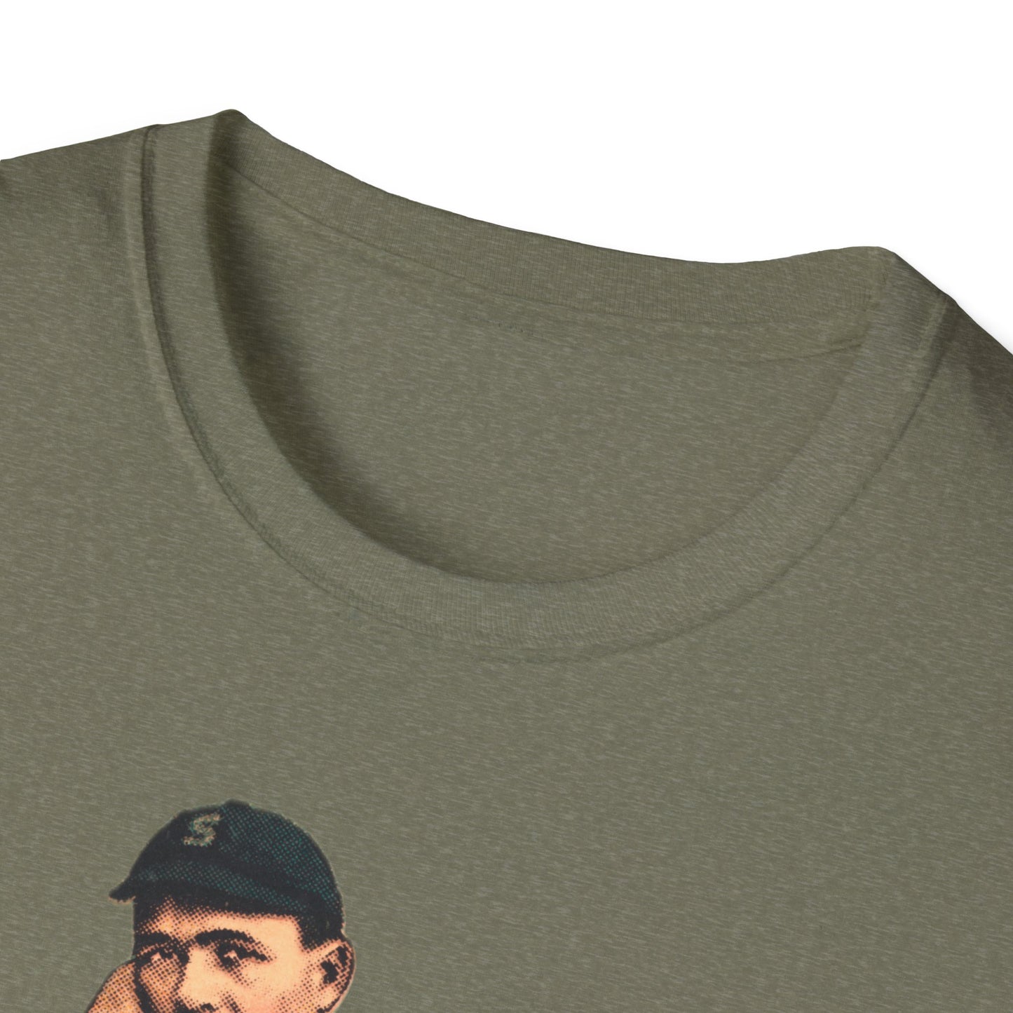 Retro Baseball Player T-Shirt - Old School Male 