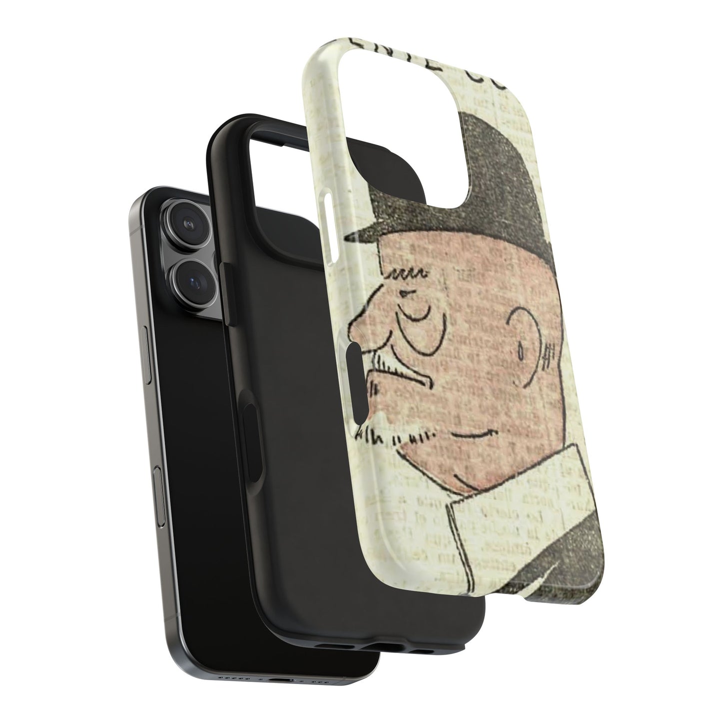 Dapper Gent in Bowler Hat Phone Case