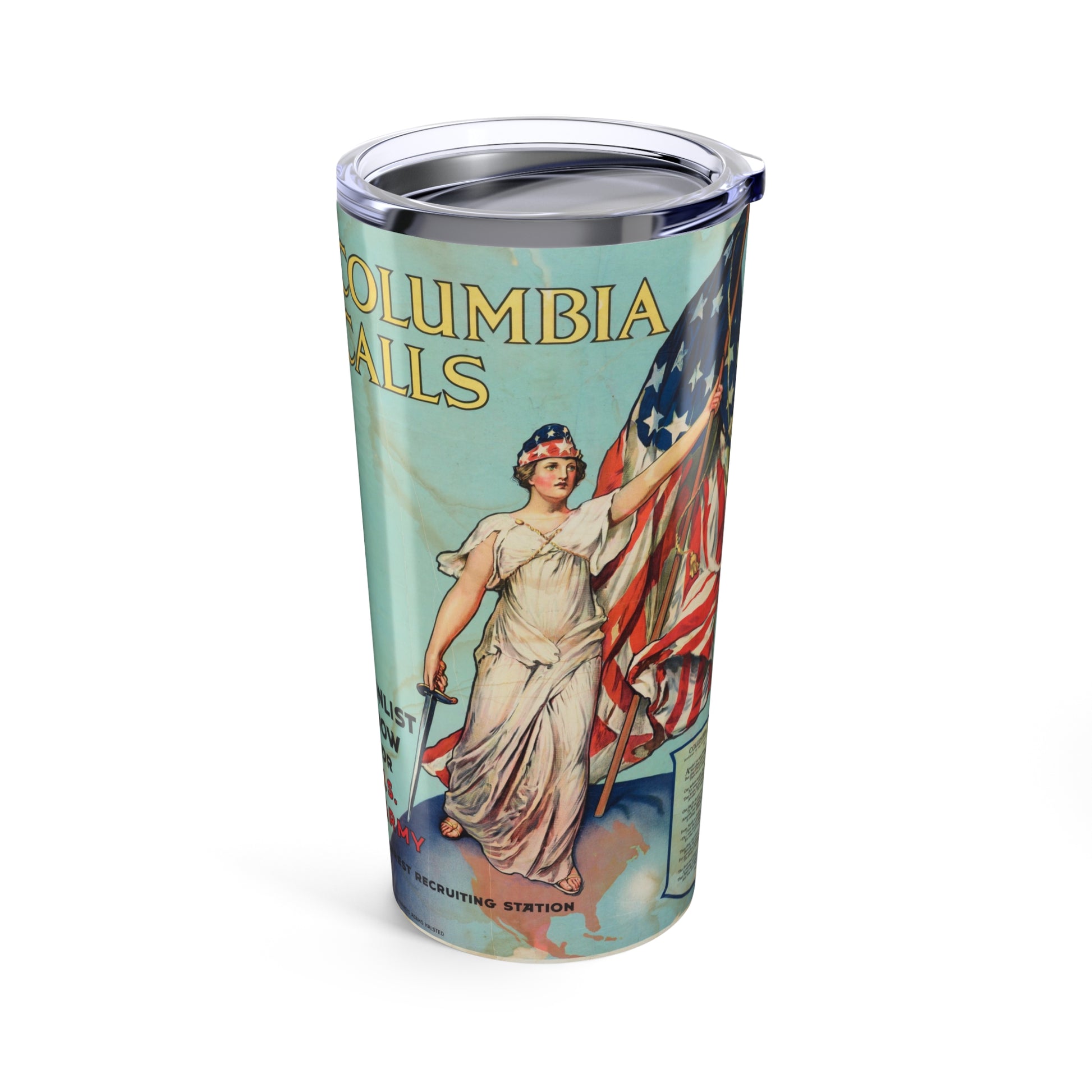 Classic American Pride 20oz Insulated Tumbler - Old School Male 