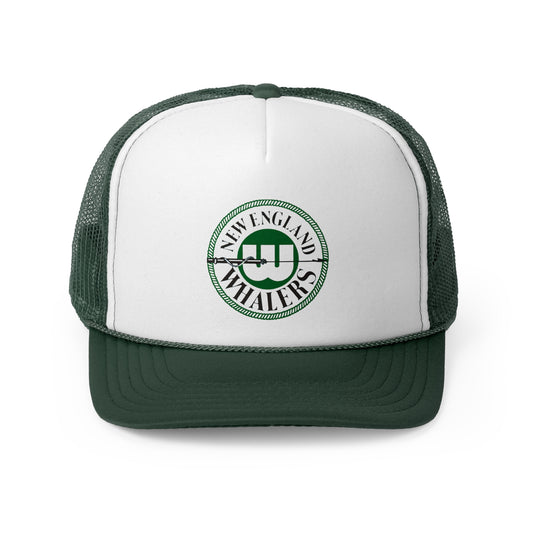 New England Whalers Retro Trucker Hat - Old School Male 