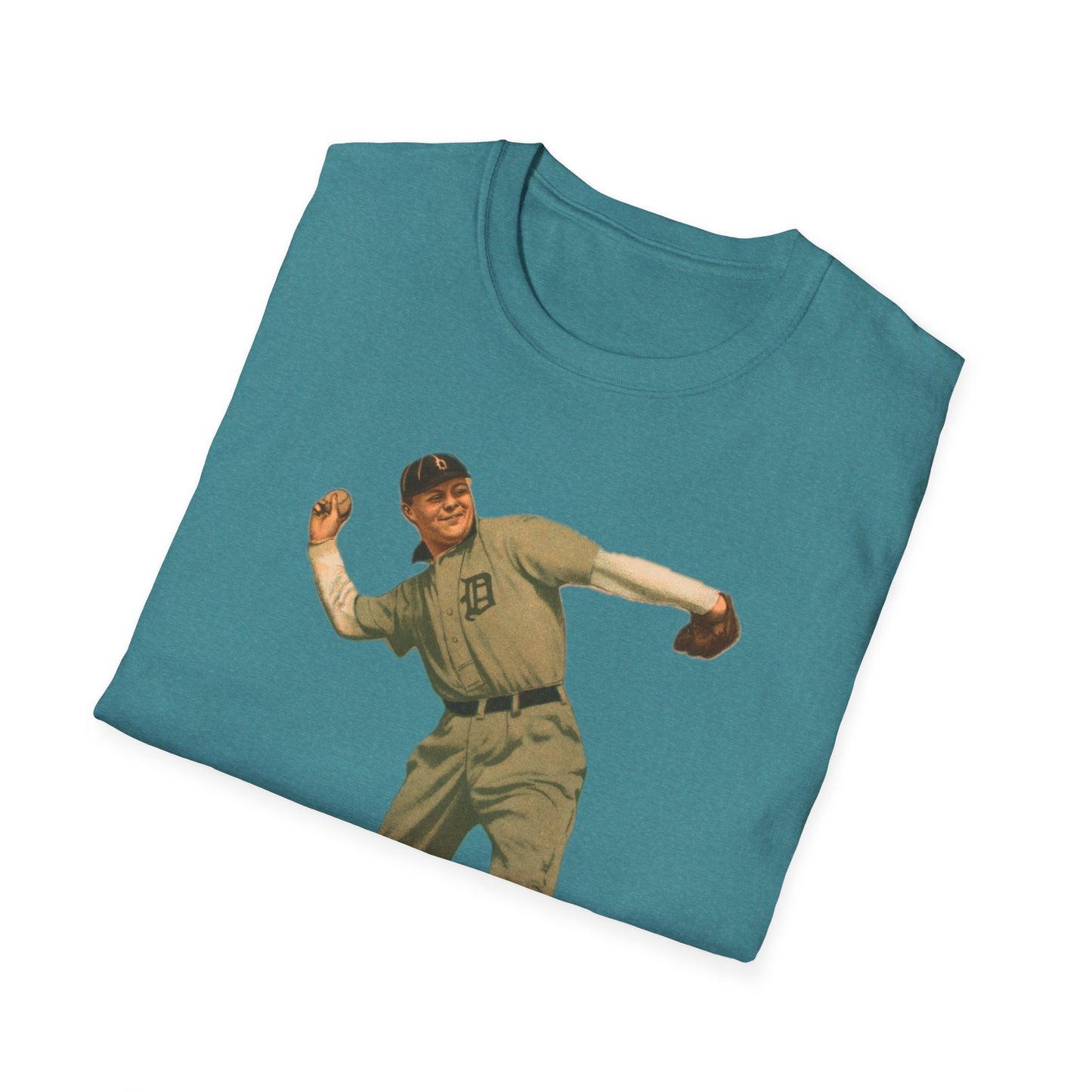 Retro Baseball Star Unisex Softstyle Tee